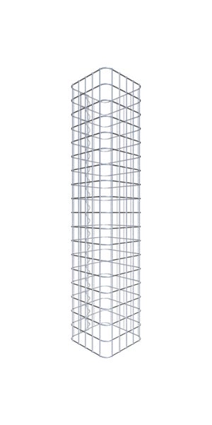 Gabionensäule 27 x 27 cm MW 5 x 5 cm eckig - Höhe: 0,90 m