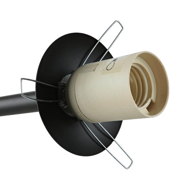 Lampenfassung mit Lampenschirmhalterung