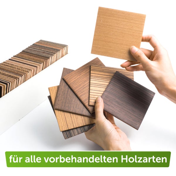 Nordicare Möbelöl [500ml] Holzöl zur Pflege farblos für Eiche, Buche, Nussbaum, Lärche. Holzlasur auf Basis von Leinöl. Leinölfirnis
