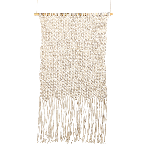 Wandbehang OKARA Baumwolle 126 cm Beige