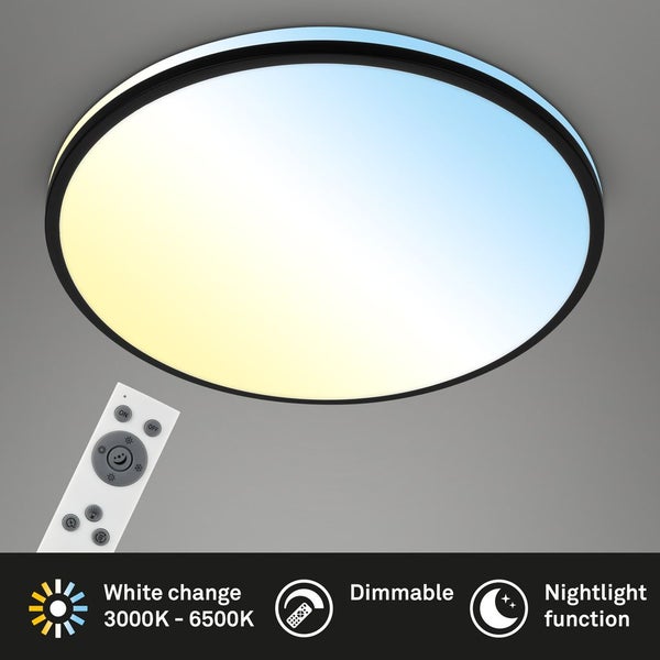 LED Deckenlampe LED Deckenleuchte Wohnzimmer Dimmbar Fernbedienung CCT Flur