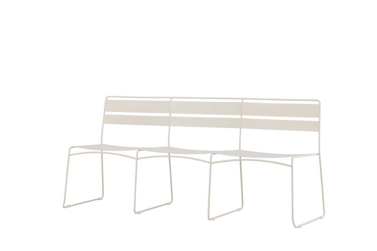 Lina Gartensofa 2 Pers. beige. 180 X 55 X 78 cm
