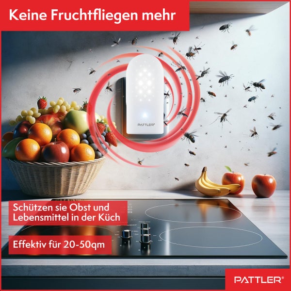 PATTLER® Nachfüllset mit 20 Klebekarten für UV Fliegenfalle - Fliegen Klebefalle - Extra Starke Klebefläche hält Insekten bei minimaler Berührung