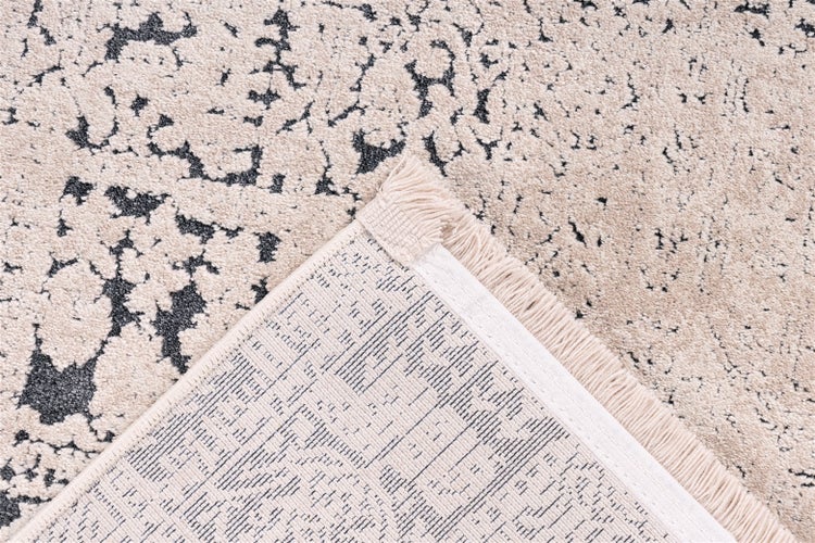 Kurzflor Teppich Deka Multi / Anthrazit Vintage 80 x 150 cm