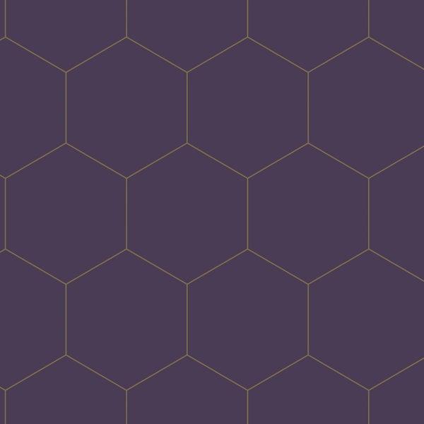 Sechseckiges Muster für Wandgestaltung