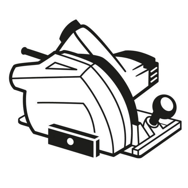 Handkreissäge Illustration