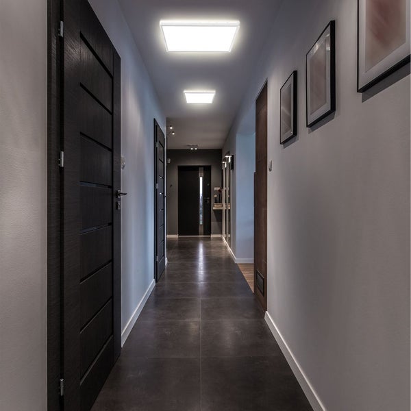LED Panel 42x42 cm - 22W, 3000lm, dimmbar, flach, backlight, neutralweiß, weiß
