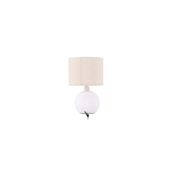 Torcello Beleuchtung Tischlampe 32x32x51cm Beige. 32 X 32 X 51 cm