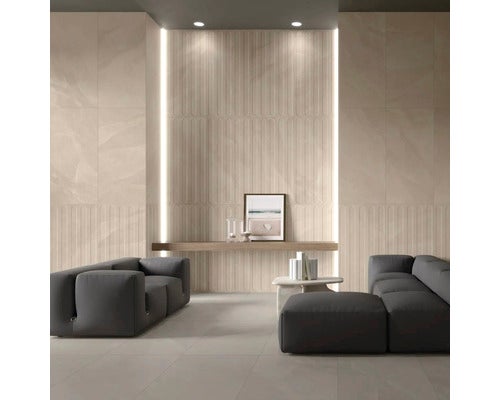 Wand- und Bodenfliese Time stone sabbia 60x120cm