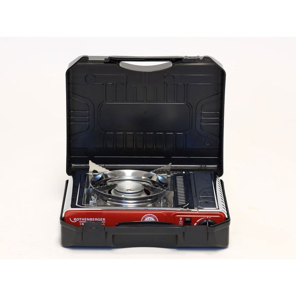 Rothenberger Industrielötgerät im geöffneten schwarzen Koffer