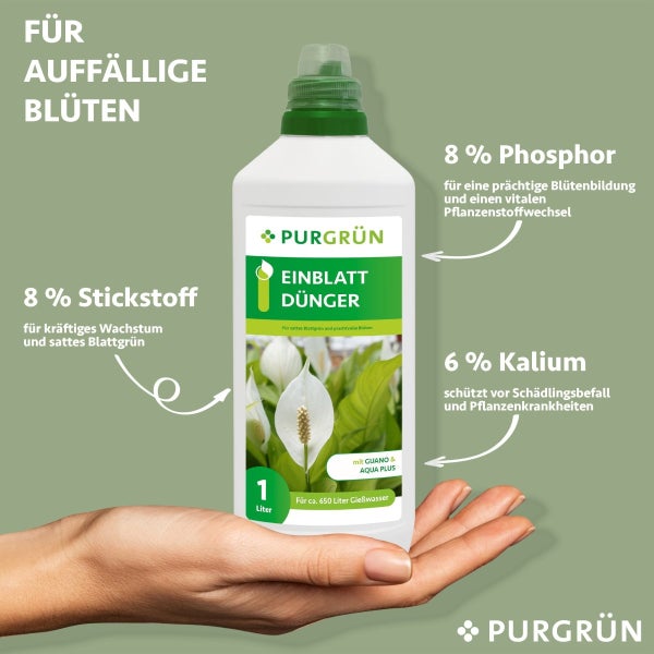 Purgrün Einblatt-Dünger 1 Liter