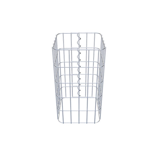 Gabionensäule 27 x 27 cm, MW 5 x 10 cm eckig - Höhe: 0,50 m