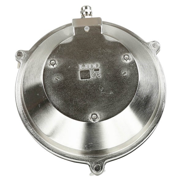 Runde Metall-Einbauleuchte mit Schrauben und CE-Kennzeichen