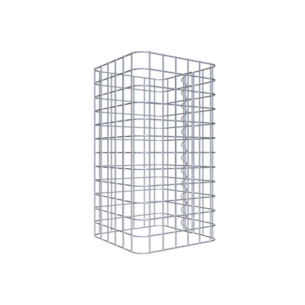 Gabionensäule 32 x 32 cm MW 5 x 5 cm eckig - Höhe: 0,60 m