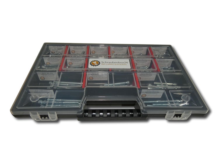 300 tlg Zylinderschrauben Sortiment  M5 // 6mm-60mm Schrauben Set Schraubenbox DIN 912/ISO4762 Bolzen Vollgewindeschrauben Maschinenschrauben Gewindeschrauben Zylinderkopfschrauben