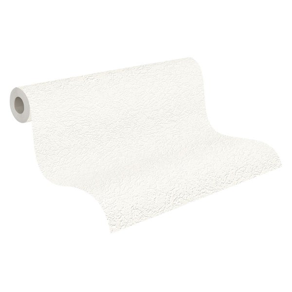 A.S. Création Tapete Uni Weiß - 53 cm x 10.05 m - AS-322319