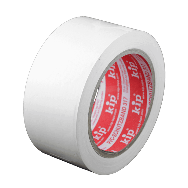 Rolle mit weißem PVC-Schutzband