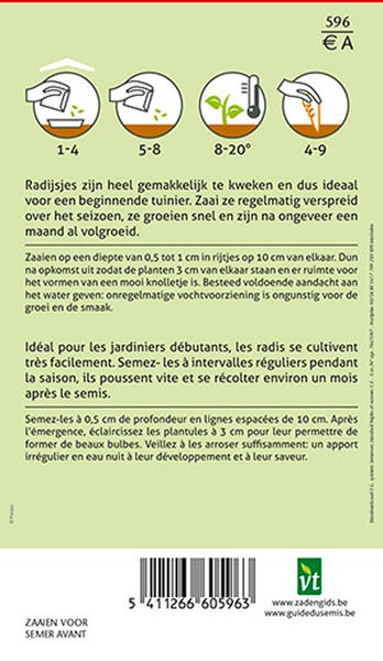 Informationen zur Aussaat von Radieschen