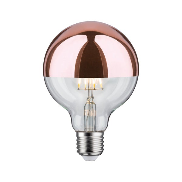 Modern Classic Edition Standard 230V LED Globe Kopfspiegel E27 G95 600lm 6,5W 2700K Kopfspiegel Kupfer
