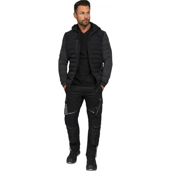 Leibwächter Hybridjacke Übergangsjacke schwarz Gr. L Herren