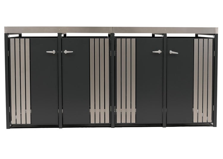 Mülltonnenbox für drei Mülltonnen