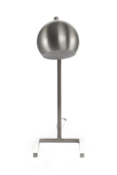 Moderne Tischlampe in Silber 50 cm | Wohnzimmer Esszimmer Leuchte