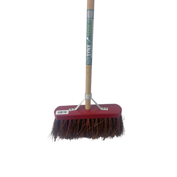 Kokosbesen mit Holzstiel