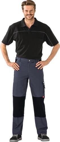 Planam Bundhose Canvas 320 Größe 52 grau / schwarz - 2123052
