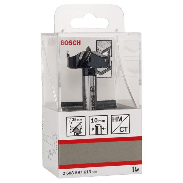 Bosch Forstnerbohrer 35 Millimeter in Verpackung