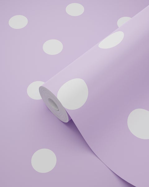Tapetenrolle mit Punktmuster