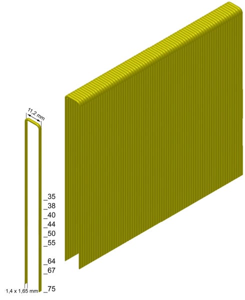 Prebena Heftklammern Z75CNKHA