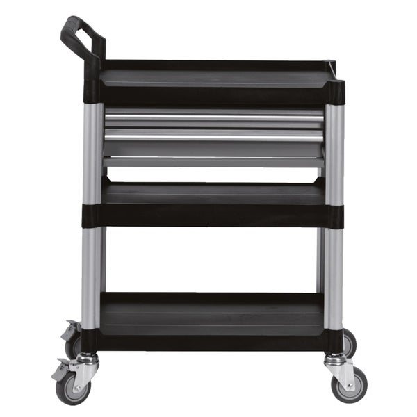 Werkzeugwagen mit drei Ablageflächen und einer Schublade