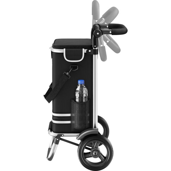 Einkaufstrolley mit Getränkehalter und verstellbarem Griff