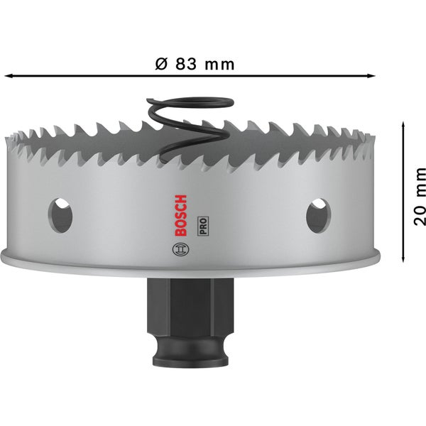Bosch PRO Sheet Metal PC Plus Lochsäge 83 mm - 2608594467