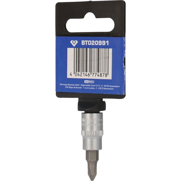 BRILLIANT TOOLS 1/4 PH Kreuzschlitz Bit-Stecknuss PH1 - BT020991