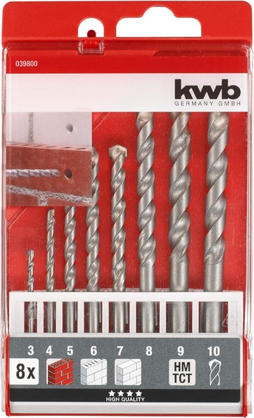 HM-Betonbohr. Kass.3-10, 8-tlg