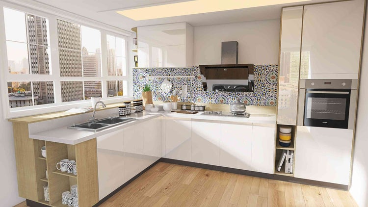 Fliesen mit geometrischem Muster