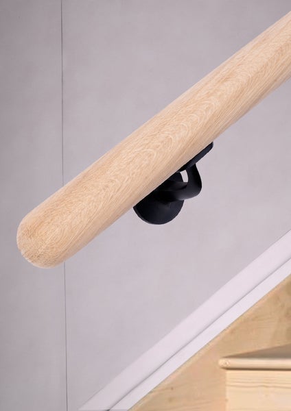 HandyStairs treppengeländer  - Handlauf rund Ø 38 mm – Eiche – 390 cm