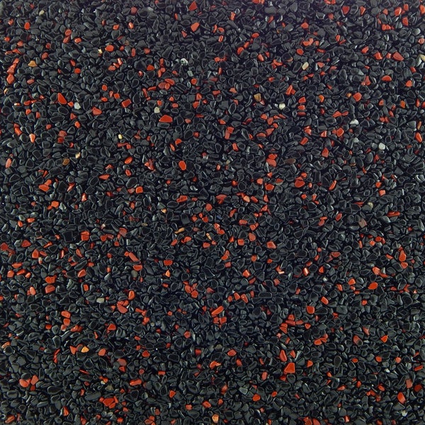 Terralith Edelsteinteppich Jaspis / Nero  1 qm -außen-