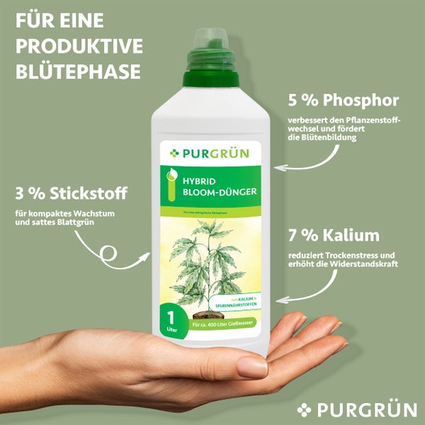 Purgrün Hybrid-Bloom-Dünger 1 Liter