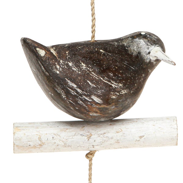 Dekorative Vogel-Hängefigur aus Holz