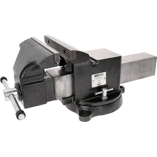 KS Tools Werkbank-Schraubstock aus Stahl mit Drehplatte
