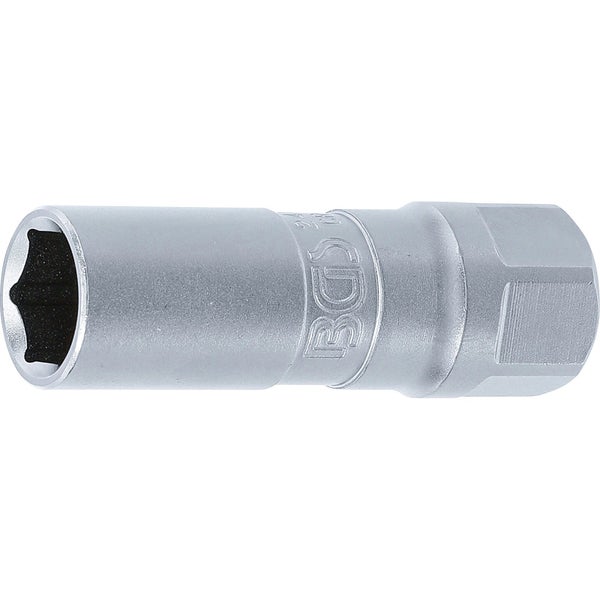 BGS Zündkerzen-Einsatz Sechskant Antrieb Innenvierkant 12,5 mm (1/2) SW 14 mm - 2407