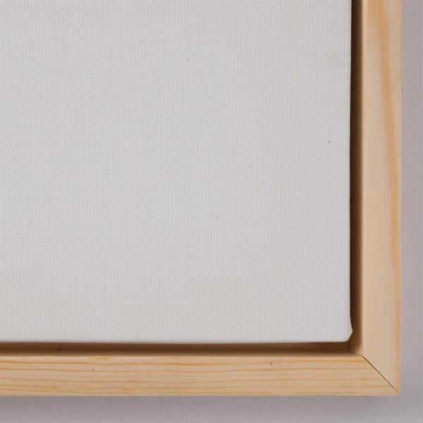 Schattenfugen-Rahmen 2er Set 32x42 cm (LxB) für Leinwände auf Keilrahmen natur