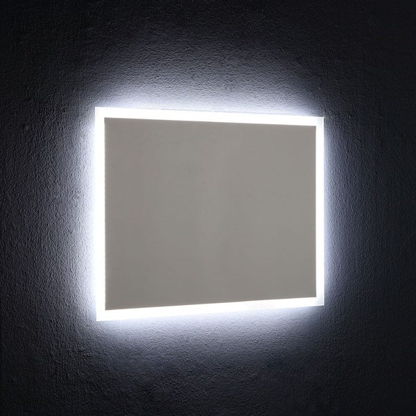 LED Badezimmerspiegel cm 80x60 reversibel