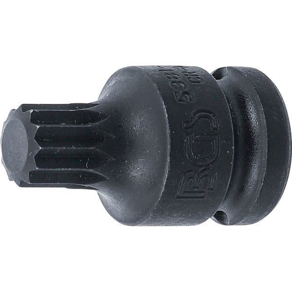 BGS Kraft-Bit-Einsatz Antrieb Innenvierkant 12,5 mm (1/2) Innenvielzahn (für XZN) M14 - 5381-M14