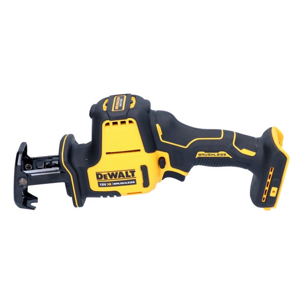 DeWalt Akku-Säbelsäge 18V XR mit bürstenlosem Motor, kompakte Einhandsäge für präzise Schnitte ohne Akku und Ladegerät.
