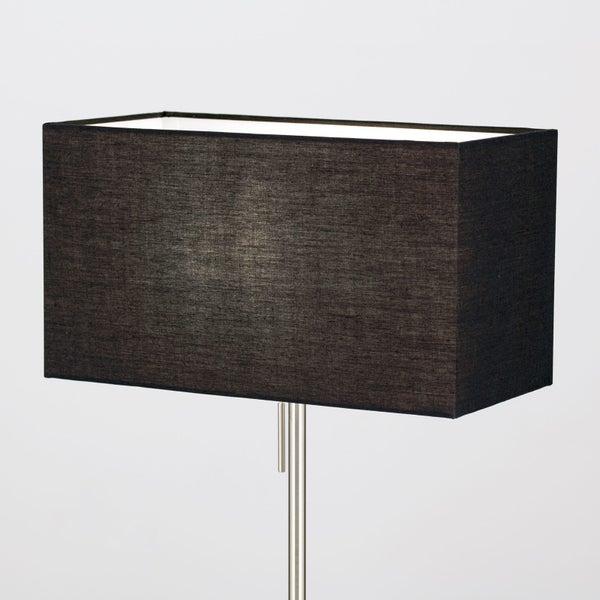 Rechteckiger Lampenschirm 32 x 16 x 18 cm schwarz