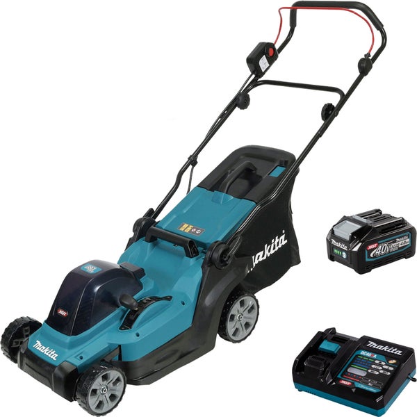 Makita LM003GM102 Akku-Rasenmäher 38 cm 40 V max. / 1x 4,0 Ah Akku + Ladegerät