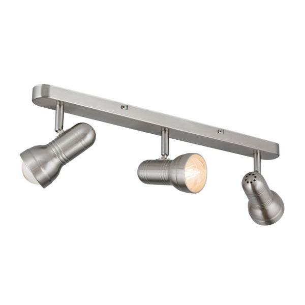 Strahler Retro Wilhelm 3-flammig E27 Satin – Spotleuchte Vintage Design Innenleuchte